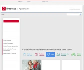 Bradescoaposentados.com.br(Bradesco Aposentados) Screenshot