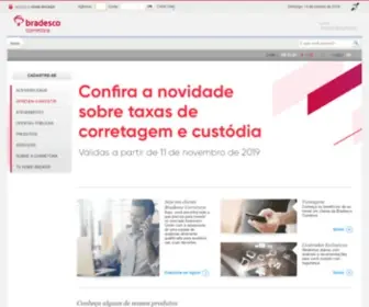 Bradescocorretora.com.br(Bradesco) Screenshot