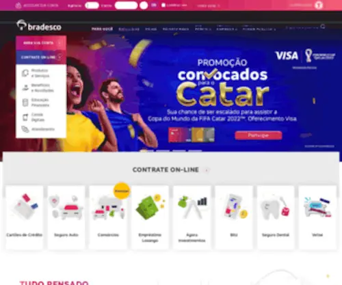 Bradescopj.com.br(BANCO BRADESCO) Screenshot