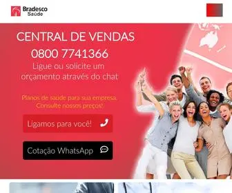 Bradescosaudeprime.com.br(Bradesco Saúde planos de saúde empresarial) Screenshot