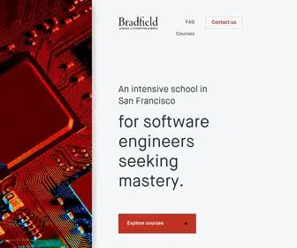 Bradfieldcs.com(Intensive online computer science courses) Screenshot