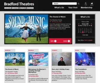 Bradford-Theatres.co.uk(Bradford Theatres) Screenshot