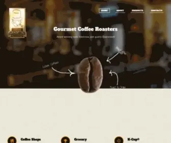 Bradfordcoffee.com(Bradford Coffee Gourmet Roasters) Screenshot