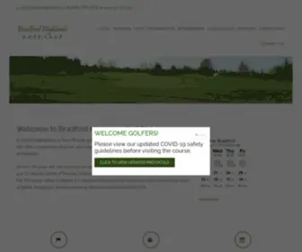 Bradfordhighlands.ca(Bradford Highlands Golf Club) Screenshot