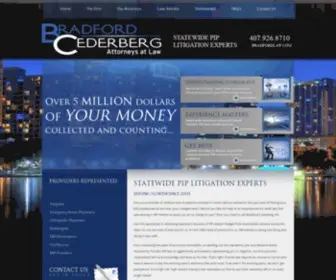 Bradfordlaw.com(Orlando Personal Injury Protection Attorney) Screenshot