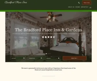 Bradfordplaceinn.com(Bradford Place Inn & Gardens) Screenshot