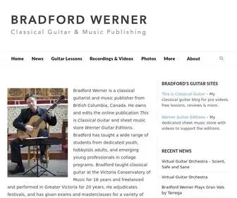 Bradfordwerner.ca(Bradford Werner) Screenshot