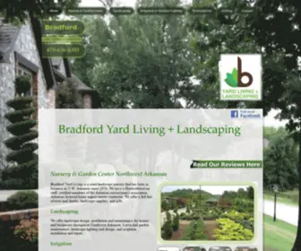 Bradfordyardliving.com(Nursery & Garden Center Northwest Arkansas) Screenshot