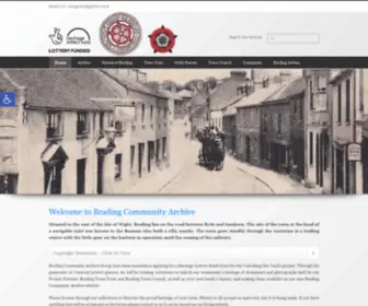 Bradingcommunityarchive.com(Brading Community Archive Home) Screenshot