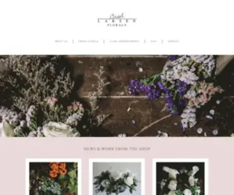 Bradlarsenflorals.com(Pasadena Florist) Screenshot