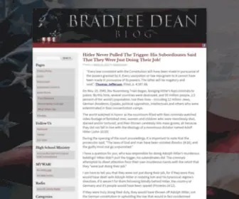Bradleedeanblog.com(Bradlee Dean's Blog) Screenshot