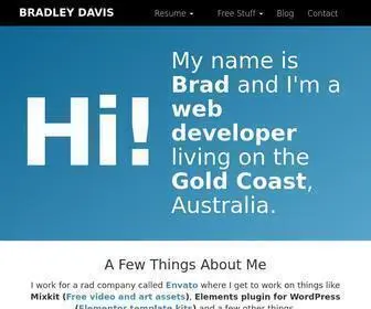 Bradley-Davis.com(Bradley Davis) Screenshot