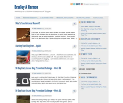 Bradleyaharmon.com(Bradley A) Screenshot