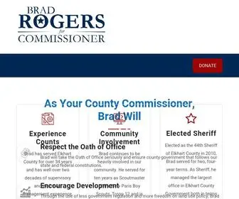 Bradleydrogers.com(Brad Rogers for Commissioner) Screenshot