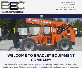 Bradleyequipment.com(Bradley Equipment) Screenshot