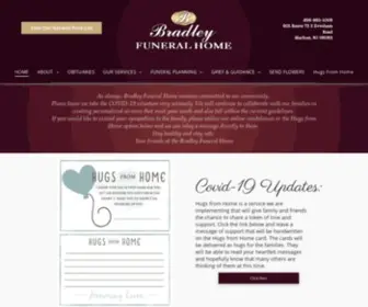 Bradleyfhmarlton.com(Funeral Home) Screenshot