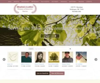 Bradleyfuneralservice.com(Bradley Family Funeral & Cremation Service) Screenshot