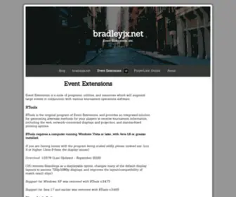 Bradleyjx.net(Event Extensions) Screenshot