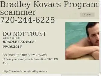Bradleykovacssucks.com(Bradleykovacssucks) Screenshot
