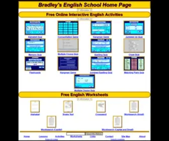Bradleys-English-School.com(Free Games) Screenshot