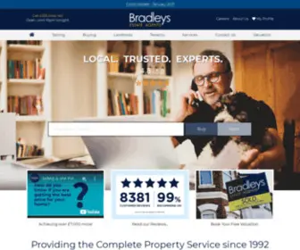 Bradleys-Estate-Agents.co.uk(Bradleys Estate Agents) Screenshot