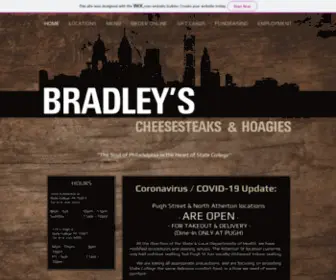 Bradleyscheesesteaks.com(A Locally Owned State College Favorite) Screenshot