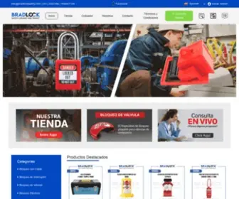 Bradlocksafety.com(Candados de bloqueo steelpro) Screenshot