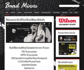 Bradminns.com(Brad Minns) Screenshot