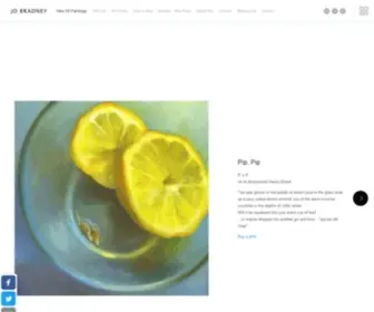 Bradney.com(Still life oil paintings of food in abundance) Screenshot