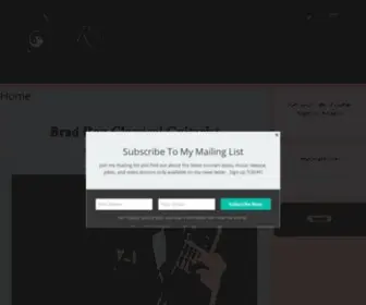Bradraumusic.com(Brad Rau) Screenshot