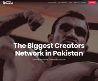 Bradri.com(Pakistani Creators Network & Influencer Marketing Platform) Screenshot