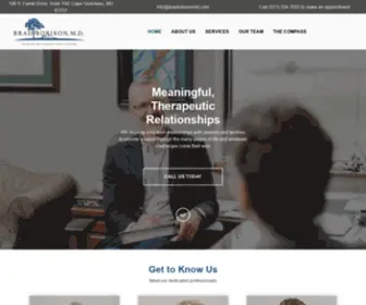 Bradrobisonmd.com(Brad Robison Psychiatry) Screenshot