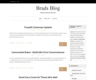 Bradsblog.net(Reviews, Opinions, and more) Screenshot