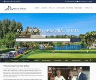 Bradschmett.net(Palm Springs Area Real Estate) Screenshot