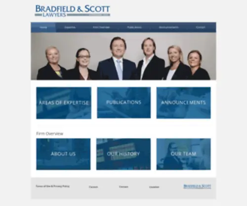 Bradscott.com.au(Bradfield & Scott Lawyers) Screenshot