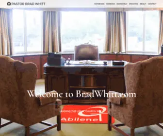 Bradwhitt.com(Leading the local church well) Screenshot