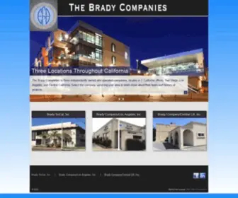 Brady.com(The Brady Companies) Screenshot