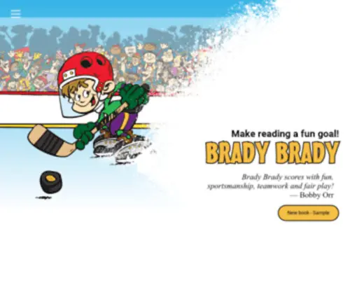 BradyBrady.com(Brady Brady Childrens Books) Screenshot