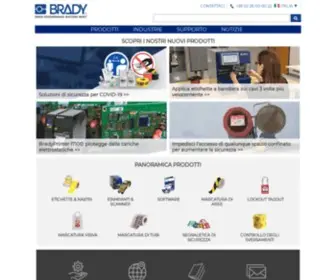 Bradycorp.it(Etichette ad alte prestazioni) Screenshot