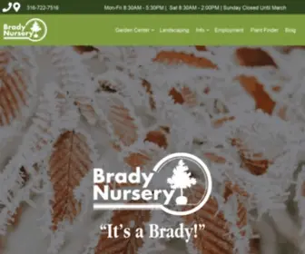 Bradynursery.com(Wichita Garden Center) Screenshot