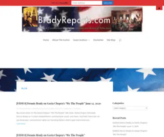 Bradyreports.com(Brady Reports Libertarian Blog) Screenshot