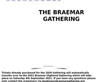 Braemargathering.org(The Braemar Gathering) Screenshot