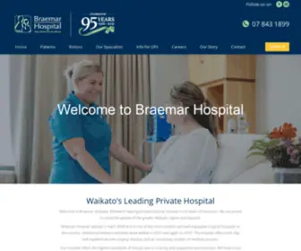 Braemarhospital.co.nz(Braemar Hospital) Screenshot