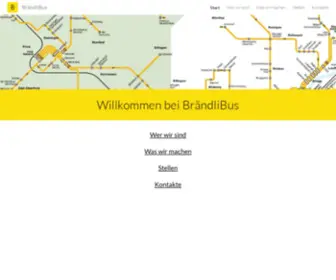 Braendlibus.ch(BrändliBus) Screenshot