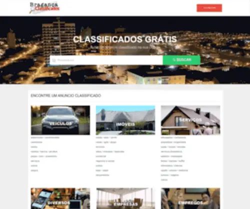 Bragancaclassificados.com.br(Classificados Gratis em) Screenshot