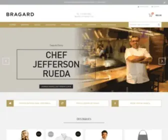 Bragard.com.br(Bragard uniforms) Screenshot