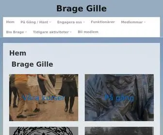 Bragegille.se(Brage Gille) Screenshot