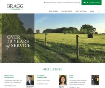 Braggfinancial.com(Bragg Financial Advisors) Screenshot