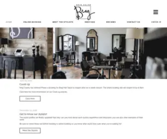 Braghairsalon.com(Brag Hair Salon) Screenshot