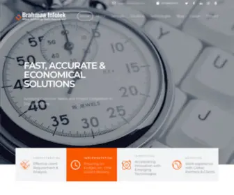 Brahmaait.com(Brahmaa Infotek) Screenshot